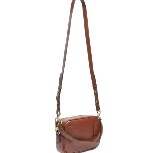 VANESSA BRUNO Sac Holly Cuir Lisse Cognac 10