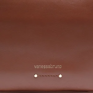 VANESSA BRUNO Sac Holly Cuir Lisse Cognac 14