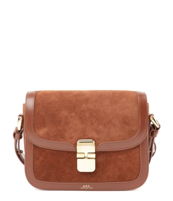 A.P.C. Sac Grace Small Cuir Marron 1