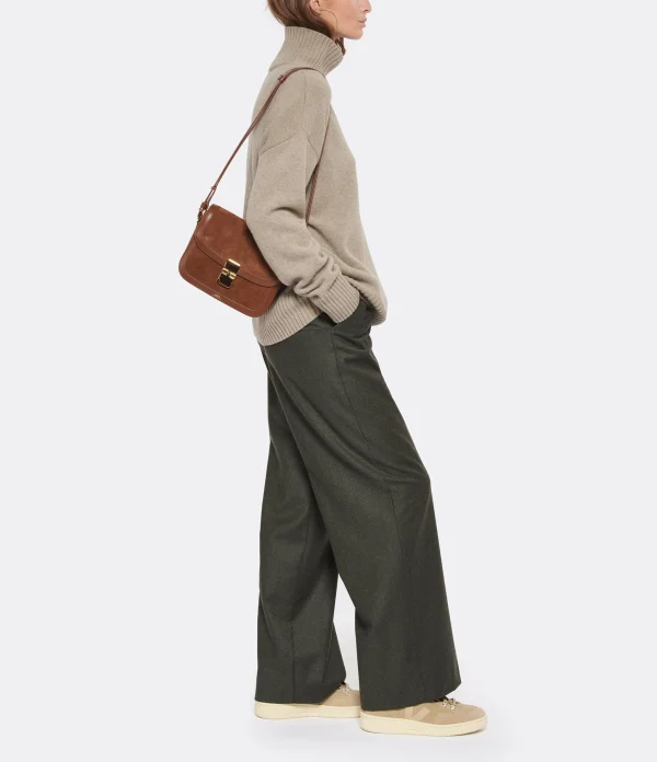 A.P.C. Sac Grace Small Cuir Marron 7