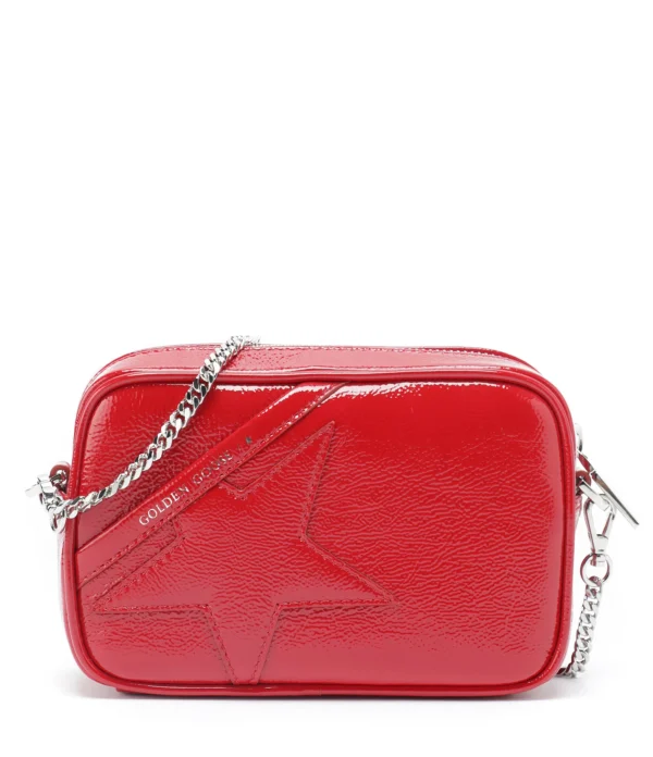 GOLDEN GOOSE Sac Mini Star Cuir Rouge 1