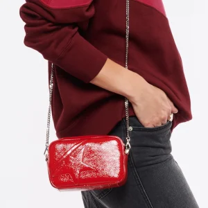 GOLDEN GOOSE Sac Mini Star Cuir Rouge 16