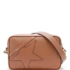 mode GOLDEN GOOSE Pochette Star Cuir Caramel 22