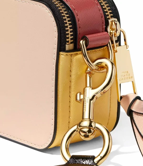 MARC JACOBS Sac The Snapshot Cuir Rose 6