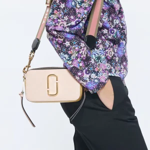 MARC JACOBS Sac The Snapshot Cuir Rose 19