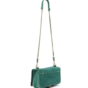 marque pas cher JEROME DREYFUSS Sac Bobi Cuir Suédé Jade 10