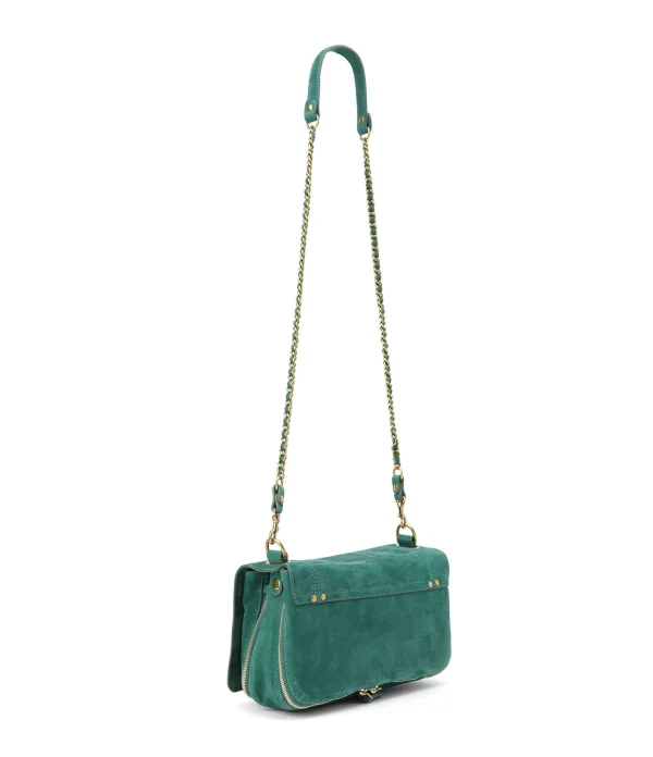 marque pas cher JEROME DREYFUSS Sac Bobi Cuir Suédé Jade 3