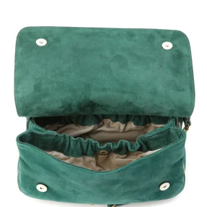 marque pas cher JEROME DREYFUSS Sac Bobi Cuir Suédé Jade 12