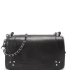 JEROME DREYFUSS Sac Bobi Cuir Noir Silver site pas cher 20