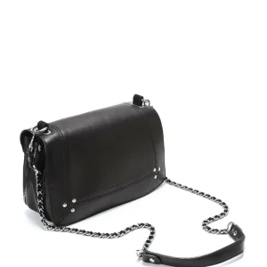 JEROME DREYFUSS Sac Bobi Cuir Noir Silver site pas cher 13