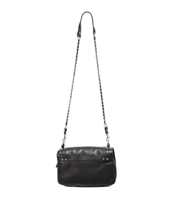 JEROME DREYFUSS Sac Bobi Cuir Noir Silver site pas cher 4