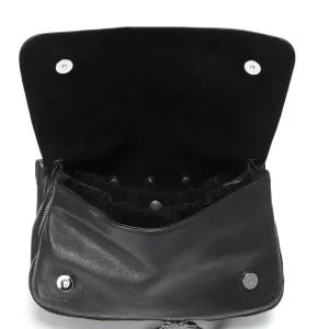 JEROME DREYFUSS Sac Bobi Cuir Noir Silver site pas cher 17