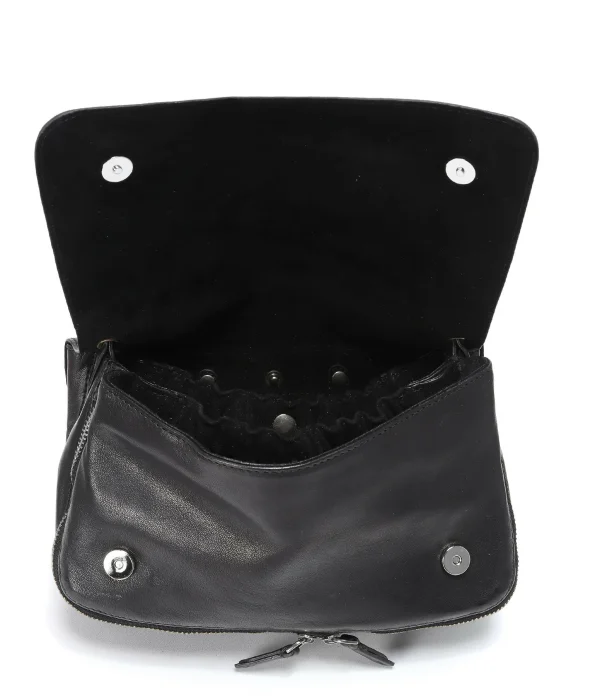 JEROME DREYFUSS Sac Bobi Cuir Noir Silver site pas cher 5