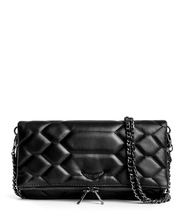 ZADIG & VOLTAIRE Sac Rock XL Mat Cuir Noir 1