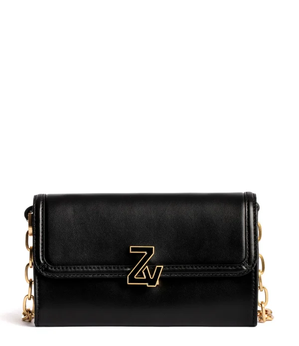 ZADIG & VOLTAIRE Sac ZV Initiale Le Long Chaîne Cuir Noir magasin 1