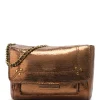 JEROME DREYFUSS Sac Lulu L Cuir Lamé Bronze 26