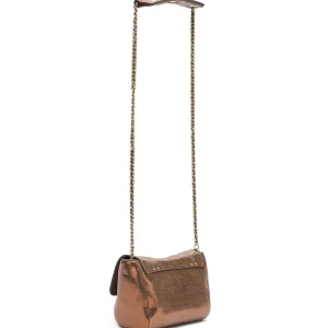 JEROME DREYFUSS Sac Lulu L Cuir Lamé Bronze 11