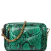 beauté CLARIS VIROT Sac Big Charly Python Menthe 17