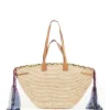 ISABEL MARANT Panier Coiba Raphia Cognac Naturel 20