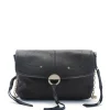 Satisfait ou Remboursé VANESSA BRUNO Sac Clutch Cuir Agneau Noir 25