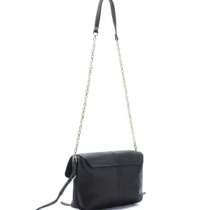 Satisfait ou Remboursé VANESSA BRUNO Sac Clutch Cuir Agneau Noir 11