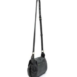 JEROME DREYFUSS Sac Helmut S Cuir Froissé Noir 10