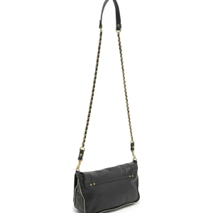 JEROME DREYFUSS Sac Bobi S Cuir Froissé Noir 10