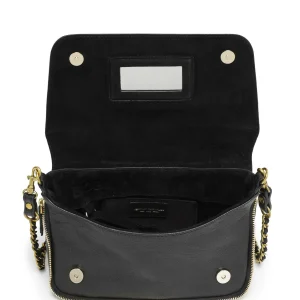 JEROME DREYFUSS Sac Bobi S Cuir Froissé Noir 12