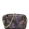 CLARIS VIROT Sac Charly Python Carbone 22