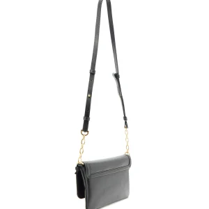 vente chaude ZADIG & VOLTAIRE Sac ZV Initiale La Clutch Cuir Noir 11