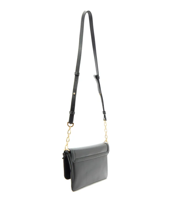 vente chaude ZADIG & VOLTAIRE Sac ZV Initiale La Clutch Cuir Noir 3