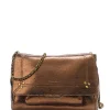 JEROME DREYFUSS Sac Lulu M Cuir Lamé Bronze soldes en ligne 20