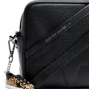 Top ventes GOLDEN GOOSE Sac Star Cuir Matelassé Étoile Noir 14