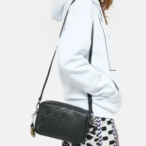 Top ventes GOLDEN GOOSE Sac Star Cuir Matelassé Étoile Noir 16