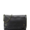 JEROME DREYFUSS Sac Lulu M Cuir Grainé Noir Brass 22