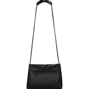 JEROME DREYFUSS Sac Lulu L Cuir Grainé Noir Brass 15