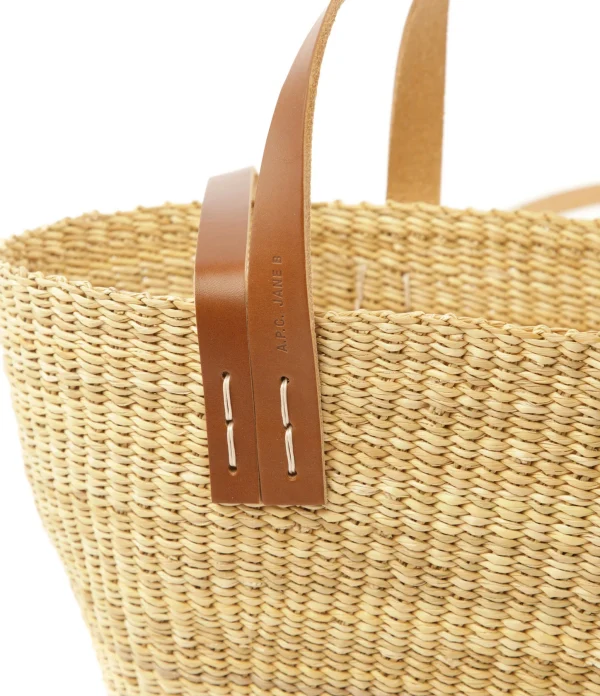 A.P.C. Panier Jane Small Raphia Naturel, Collaboration A.P.C X Jane Birkin 6