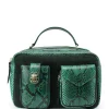 styles dernier cri CLARIS VIROT Sac César Python Menthe 17