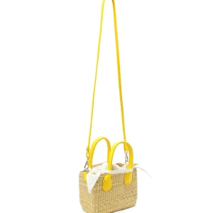 MUUN Panier Charles Naturel Jaune 10