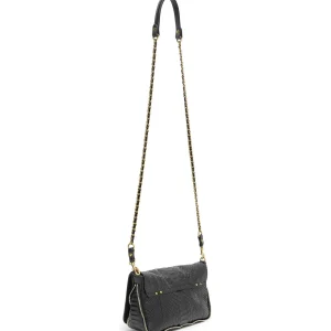 JEROME DREYFUSS Sac Bobi S Cuir Python Noir l'unique style 11