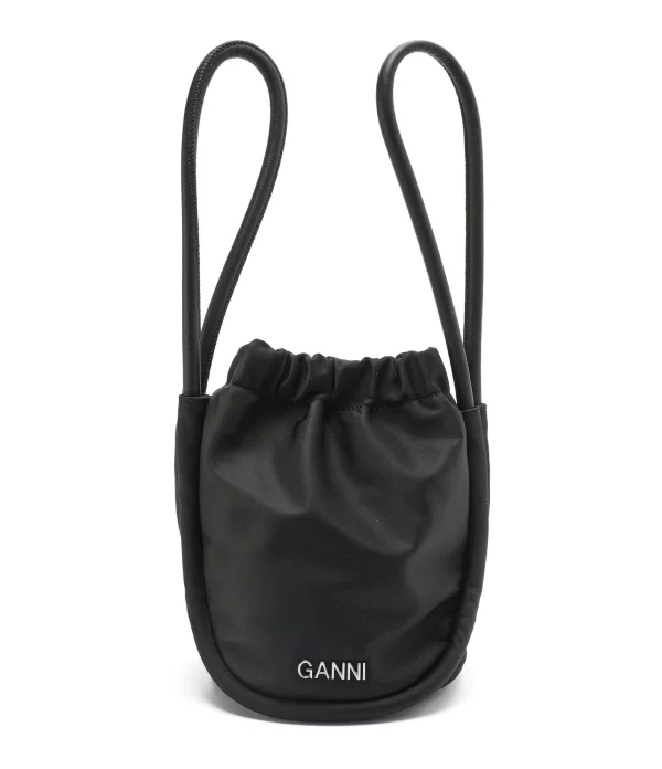 vente pas cher GANNI Sac Knot Noir 1