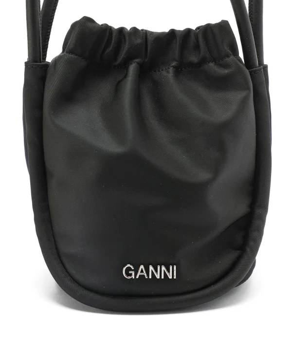 vente pas cher GANNI Sac Knot Noir 4