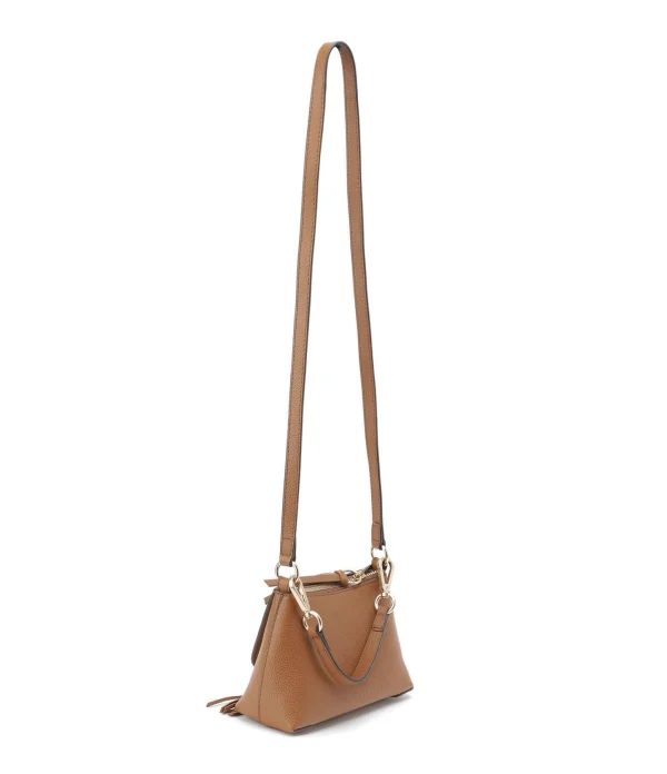 SEE BY CHLOE Sac Joan Mini Double Cuir Caramel 3