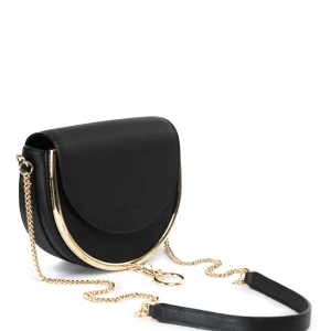 SEE BY CHLOE Sac Mara Cuir Lisse Noir 11