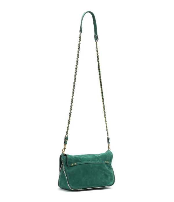 JEROME DREYFUSS Sac Bobi S Cuir Suédé Jade 3