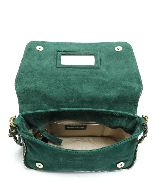 JEROME DREYFUSS Sac Bobi S Cuir Suédé Jade 4