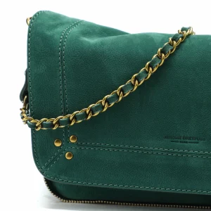 JEROME DREYFUSS Sac Bobi S Cuir Suédé Jade 14