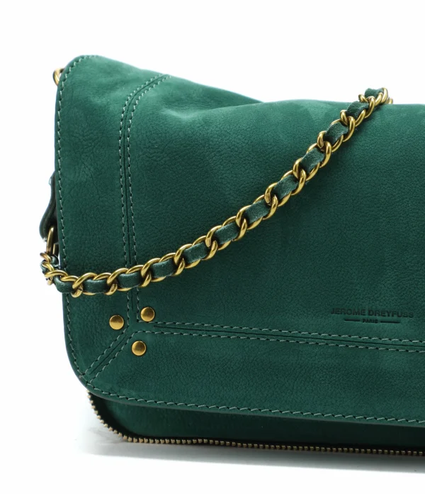 JEROME DREYFUSS Sac Bobi S Cuir Suédé Jade 5