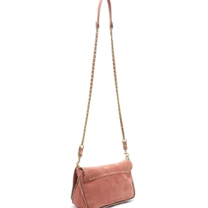 JEROME DREYFUSS Sac Bobi S Cuir Suédé Bois De Rose 10