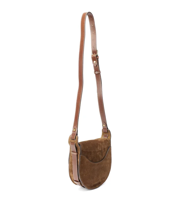 ISABEL MARANT Sac Botsy Cuir Suédé Cognac 3